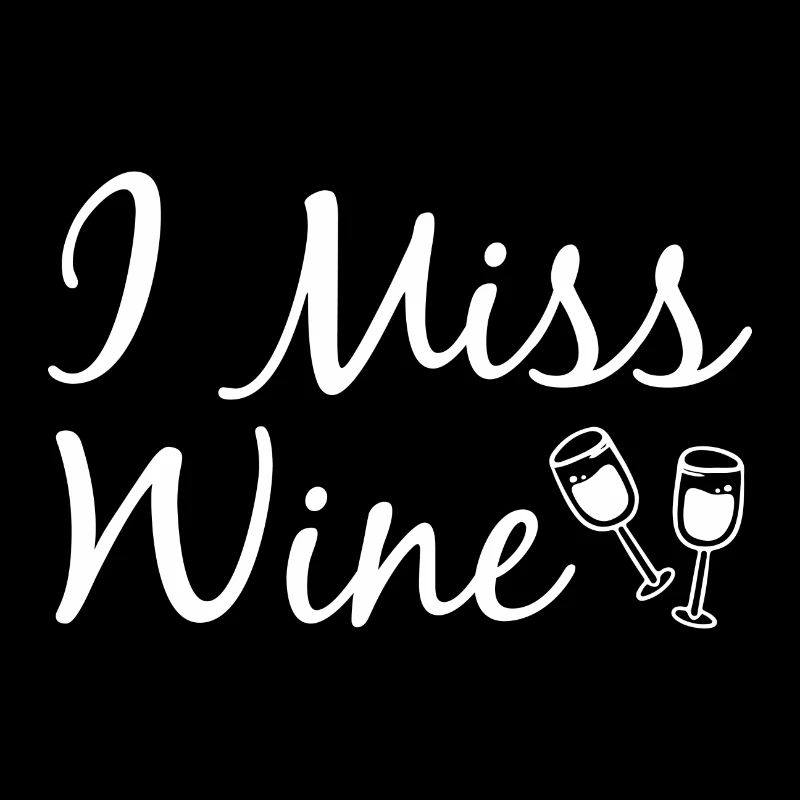 I miss wine pregnancy gift