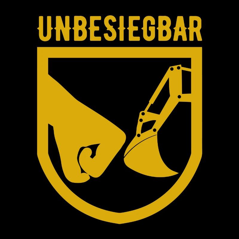 Unbesiegbar Bagger Baggerfahrer Geschenk