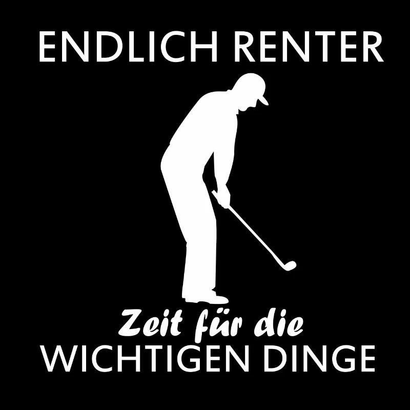 Endlich Renter Golf Golfer Grossvater Geschenk