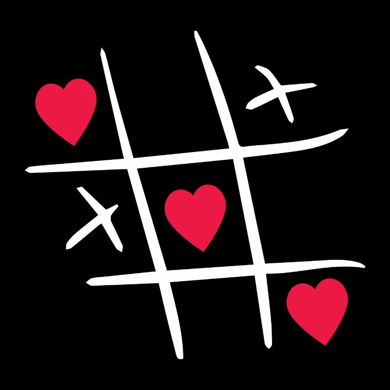 Tic-Tac-Toe Valentinstag Valentines Day Geschenk