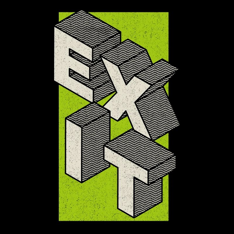 Exit - take the exit - in green