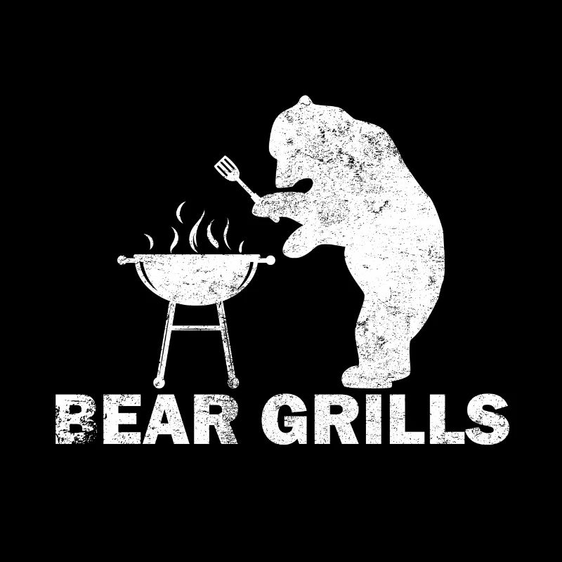 Bear grills BBQ Father's Day father beer