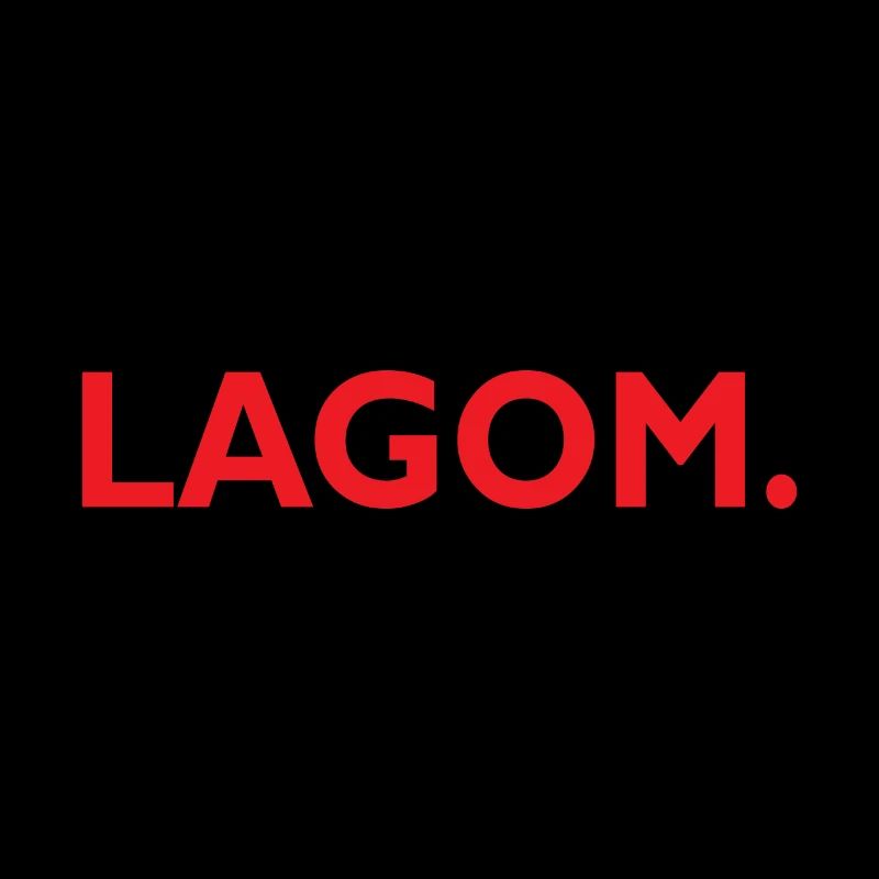 Lagom Geschenk Spruch Swedish