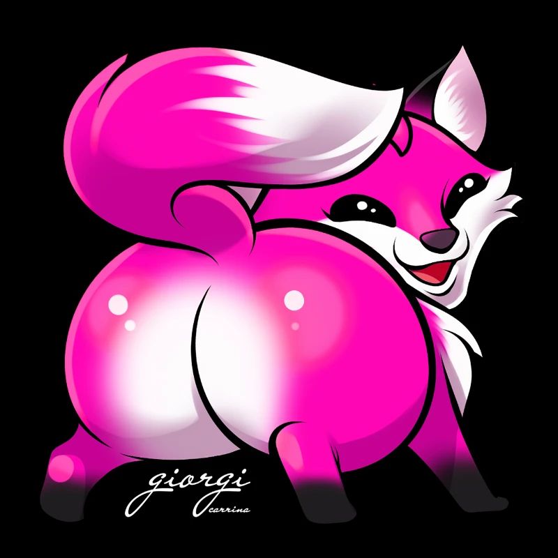 Twerk Fox Lumière rose