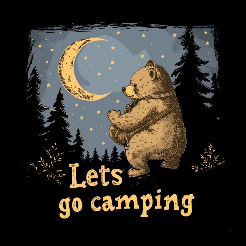 Lets Go Camping Bear