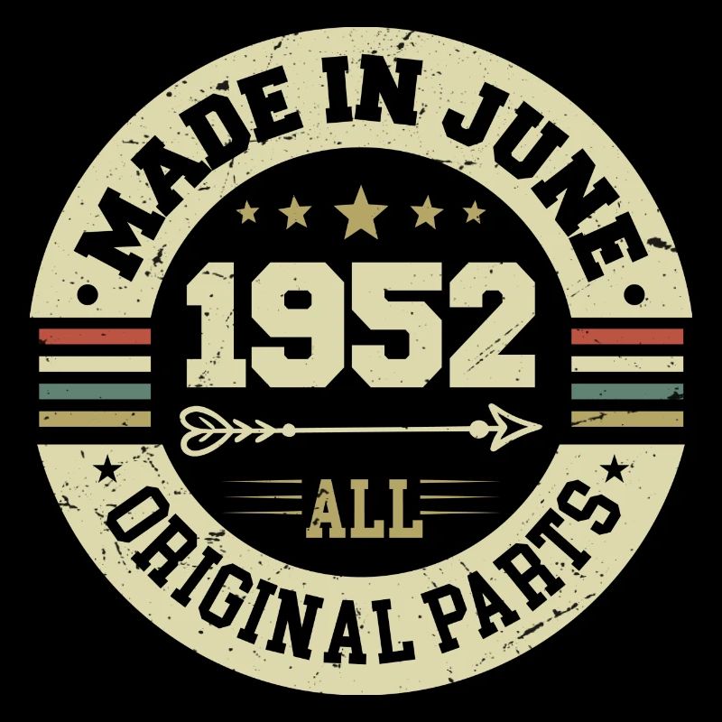 Juni 1952 Geburtstagsgeschenk Juni 1952 Juni 1952