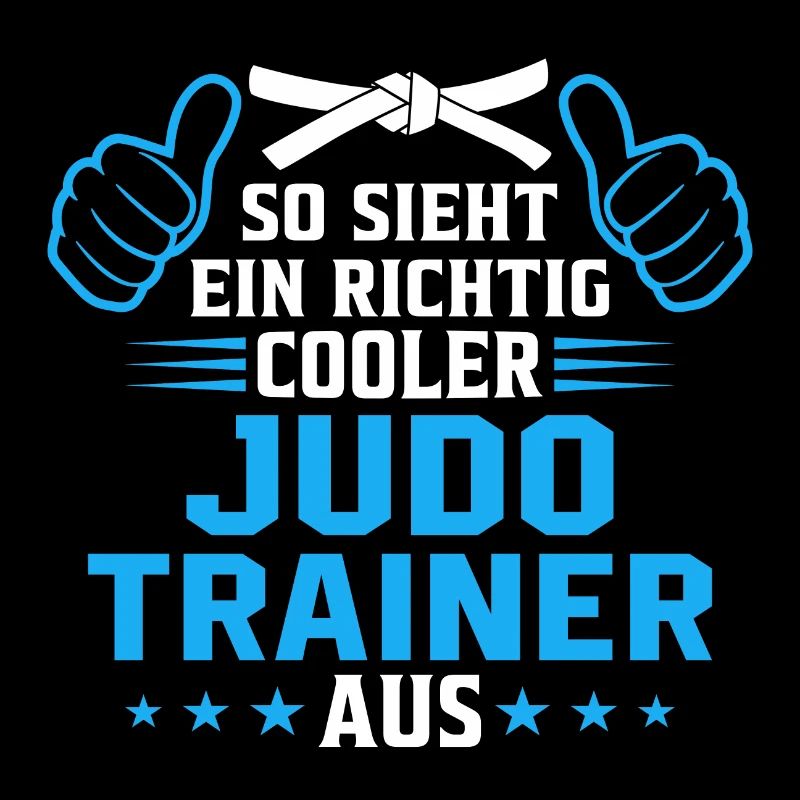So sieht ein richtig cooler Judo Trainer aus