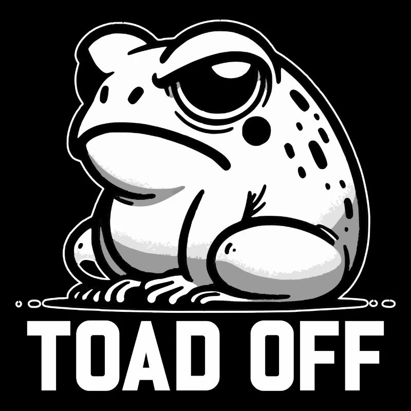 Vintage Frog Toad Meme Grumpy Frog Don't Toad Me