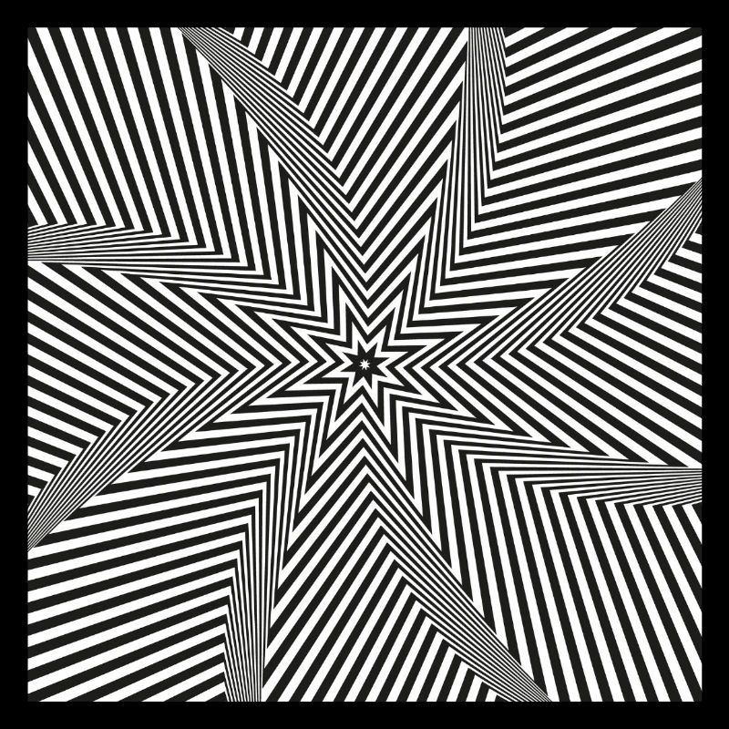 Starburst optisches Labyrinth