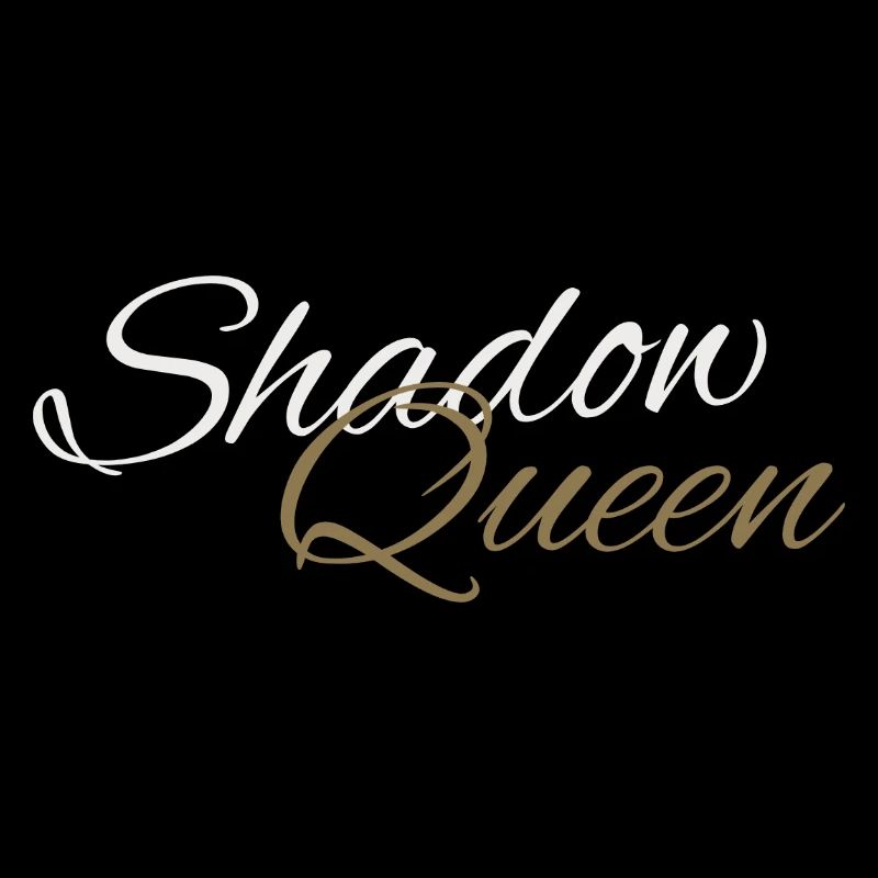 Shadow Queen Golden Cursive Script