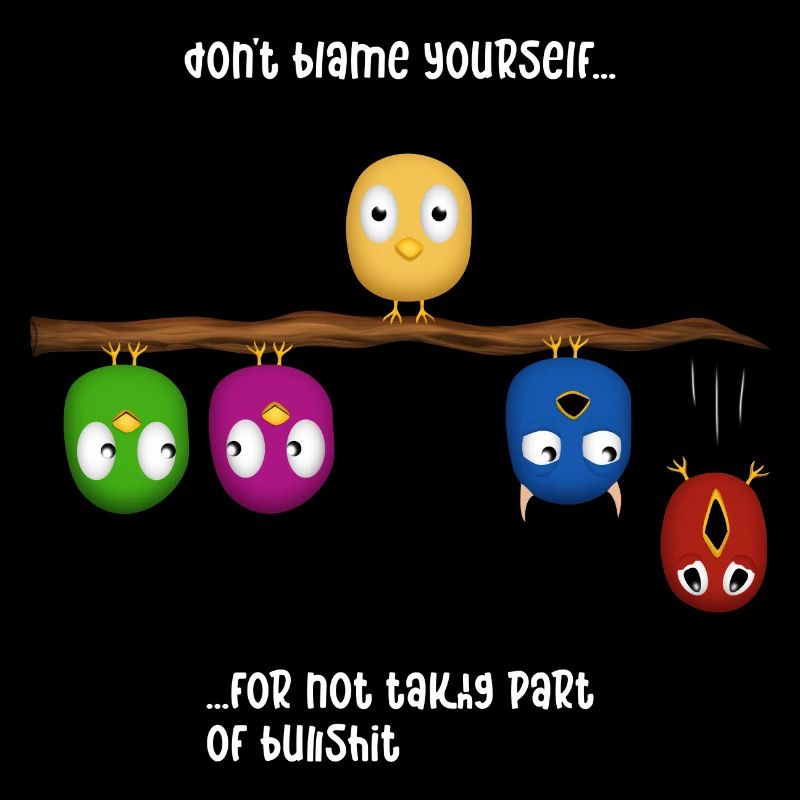 Anti-pression des groupes Oiseaux Anti-harcèlement