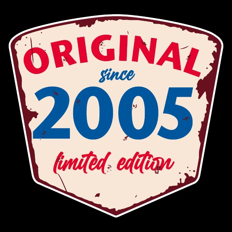 2005 Blechschild - limeted edition - Vintage