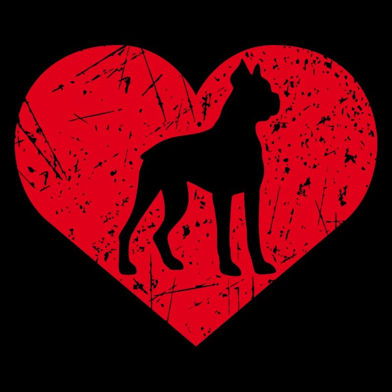 Boxer Chien Coeur