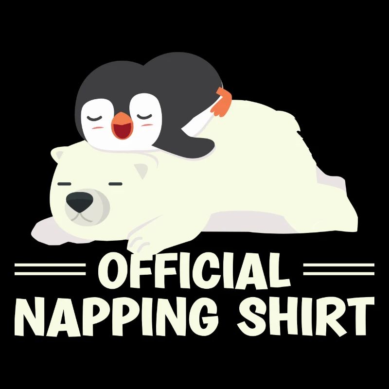 Sleeping Penguin Lover Cute Penguin Napping