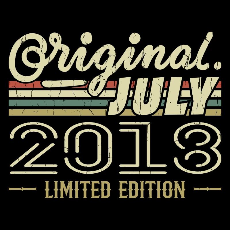 Juli 2018 Original Geburtstagsgeschenk 2018