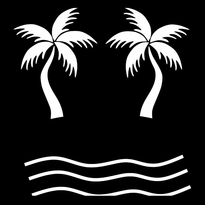 Palm Tree White