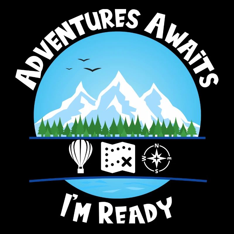 Adventures Awaits Blue Ich bin bereit