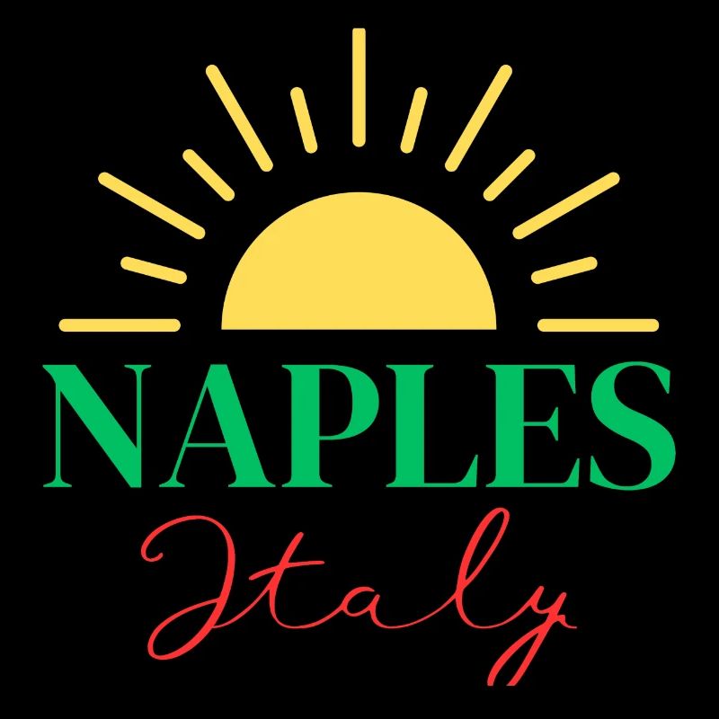 Vibrant Naples Italy Sun Design