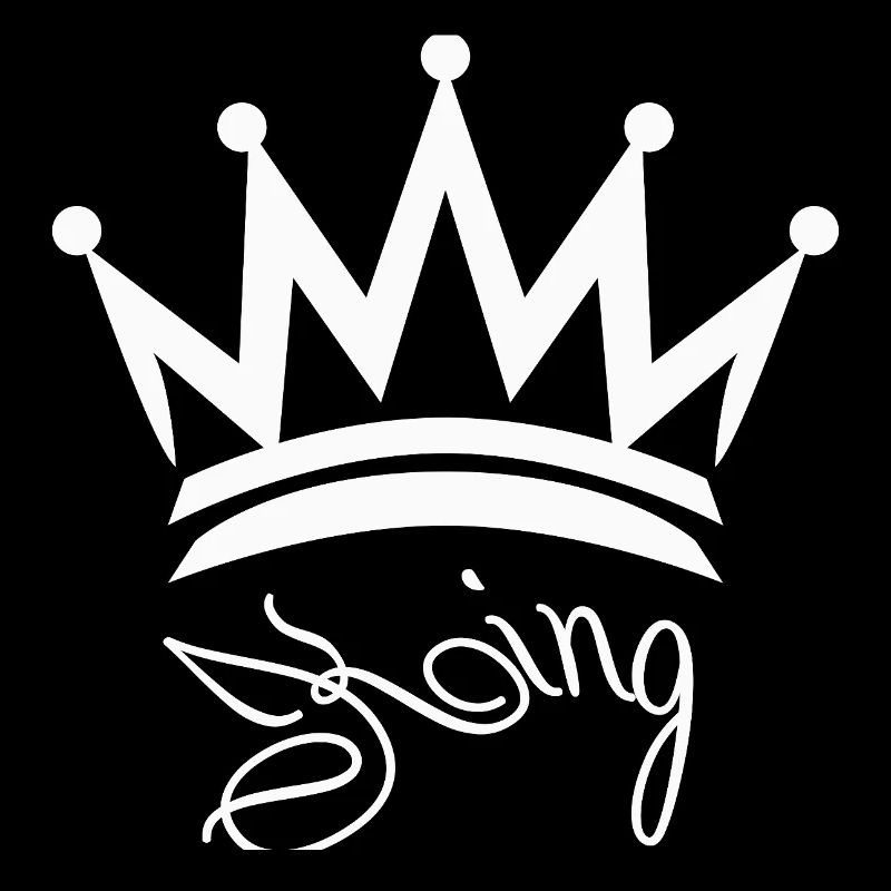 King Valentinstag, Hochzeitstag oder Paar Design