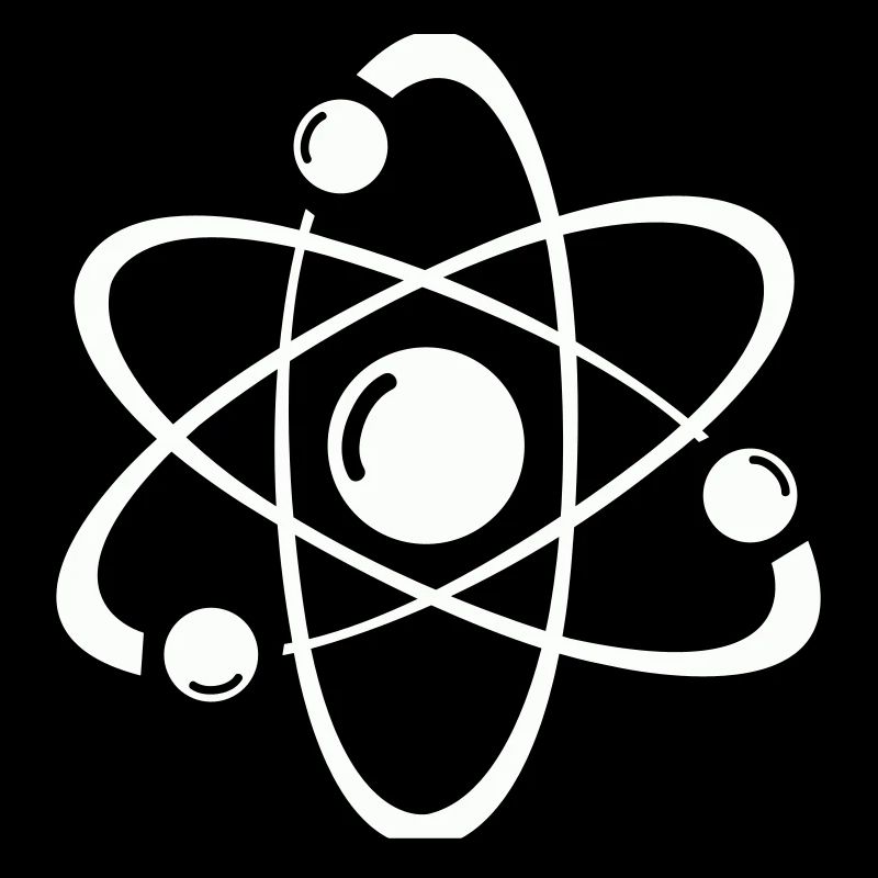 Atomic Model Line Art