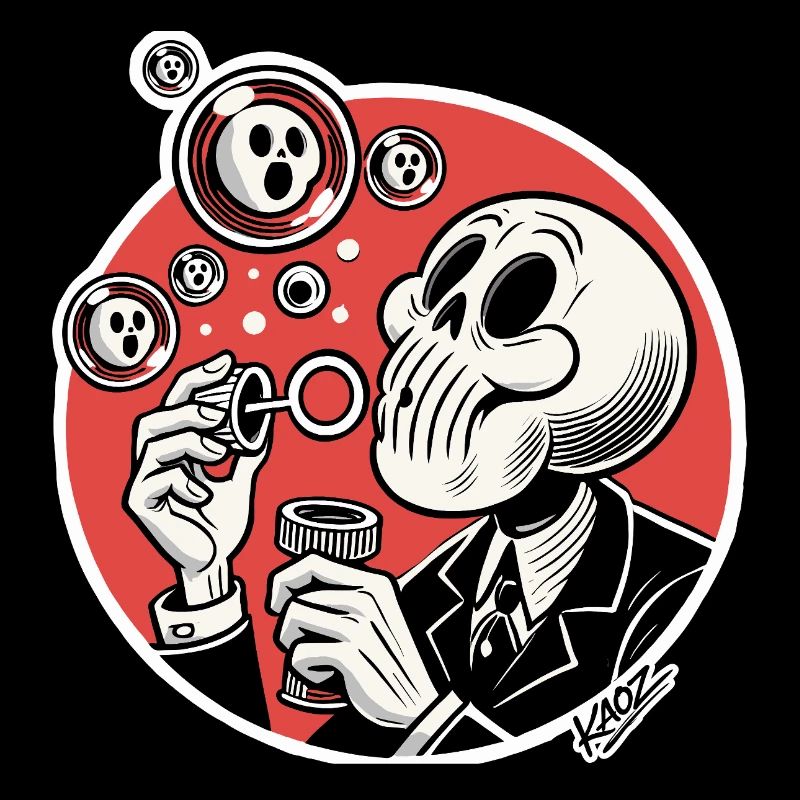 Skelettblasen-Illustration