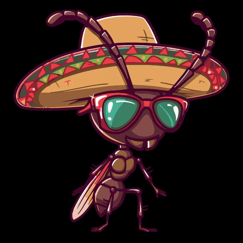 Sombrero drôle de fourmis