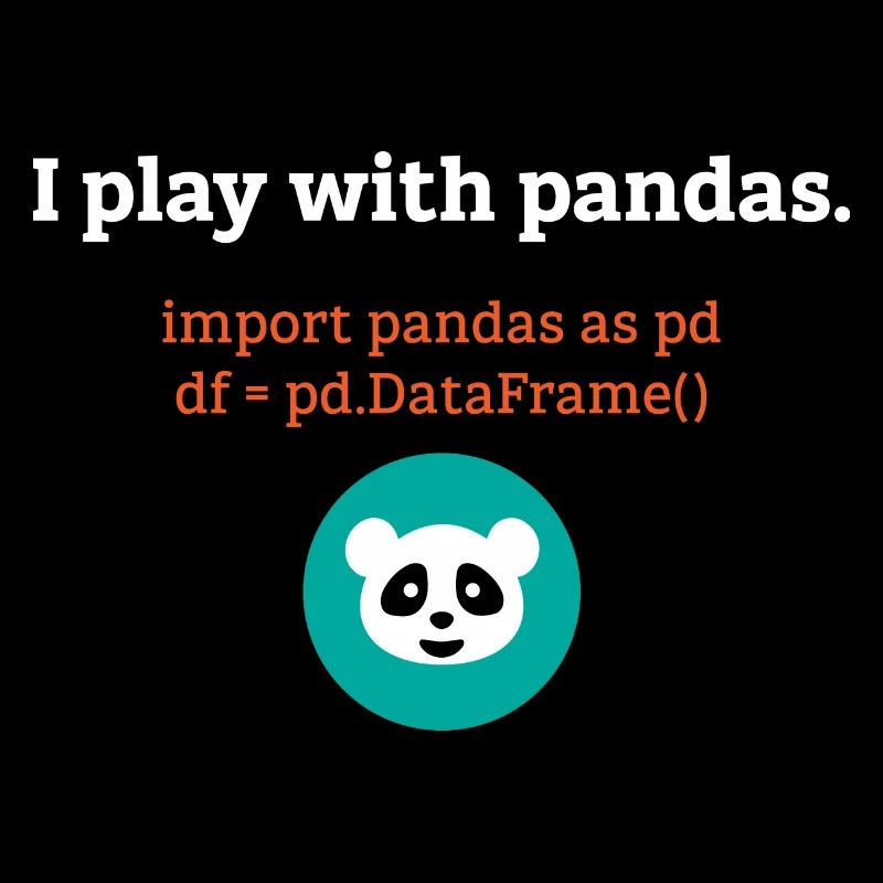 Pandas Datenwissenschaft Informatik Geschenk