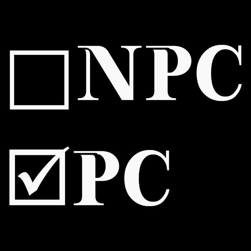 NPC vs PC - lustige Geschenkidee - Jugendsprache