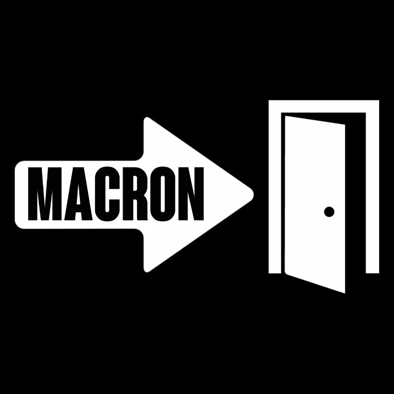 Macron la porte