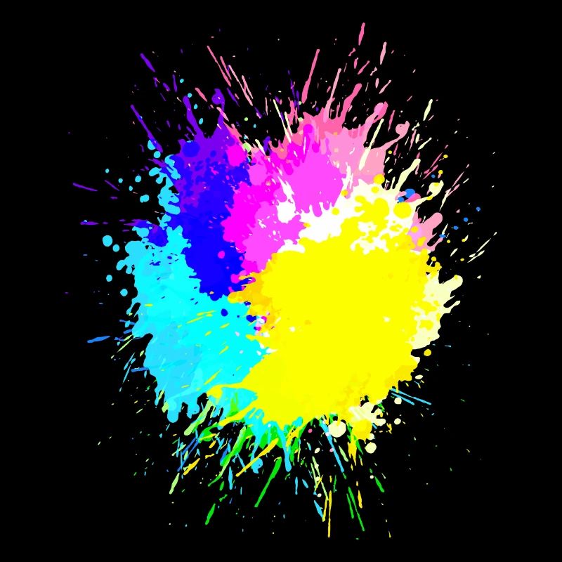 Taches de couleur Huntergrund Coloré Art