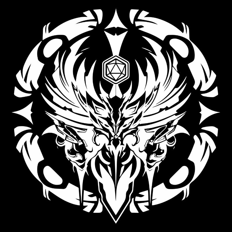 RPG logo spell circle