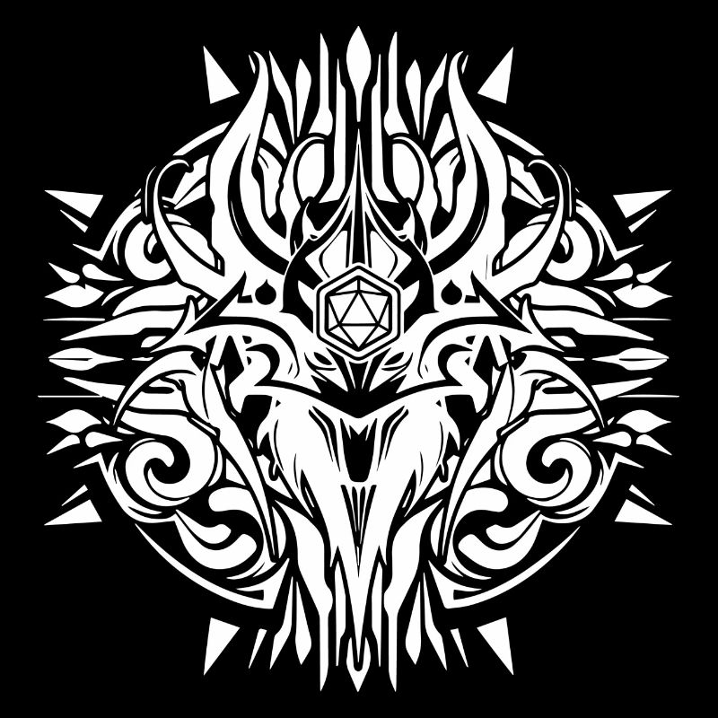 RPG logo spell circle