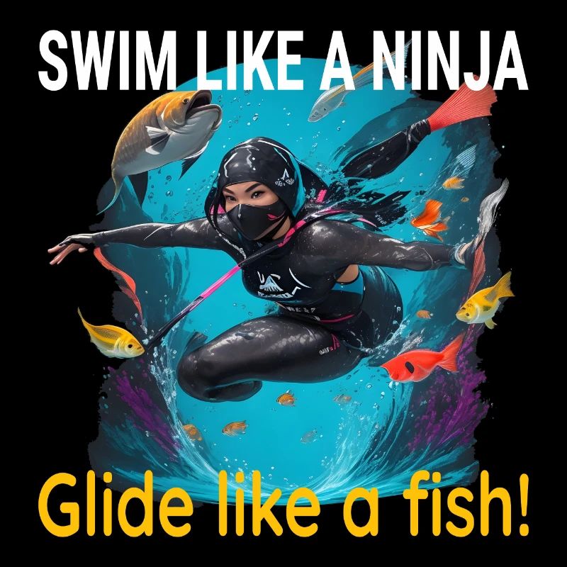 Nager comme un ninja, glisser comme un poisson!
