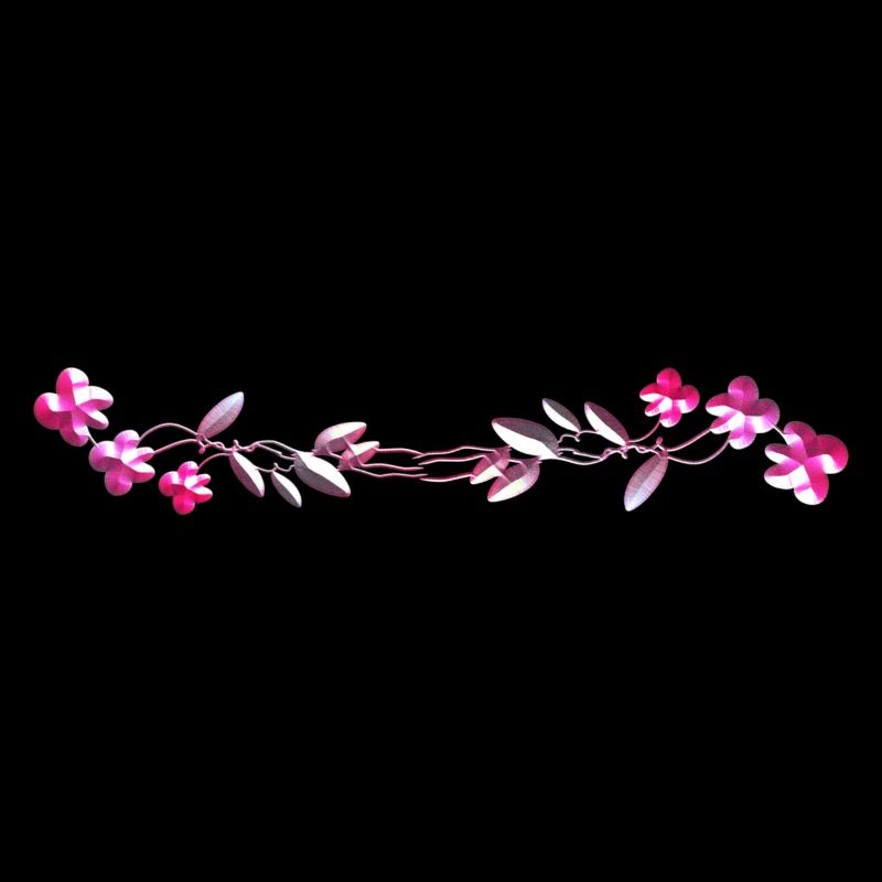 fleurs roses caresser les fleurs
