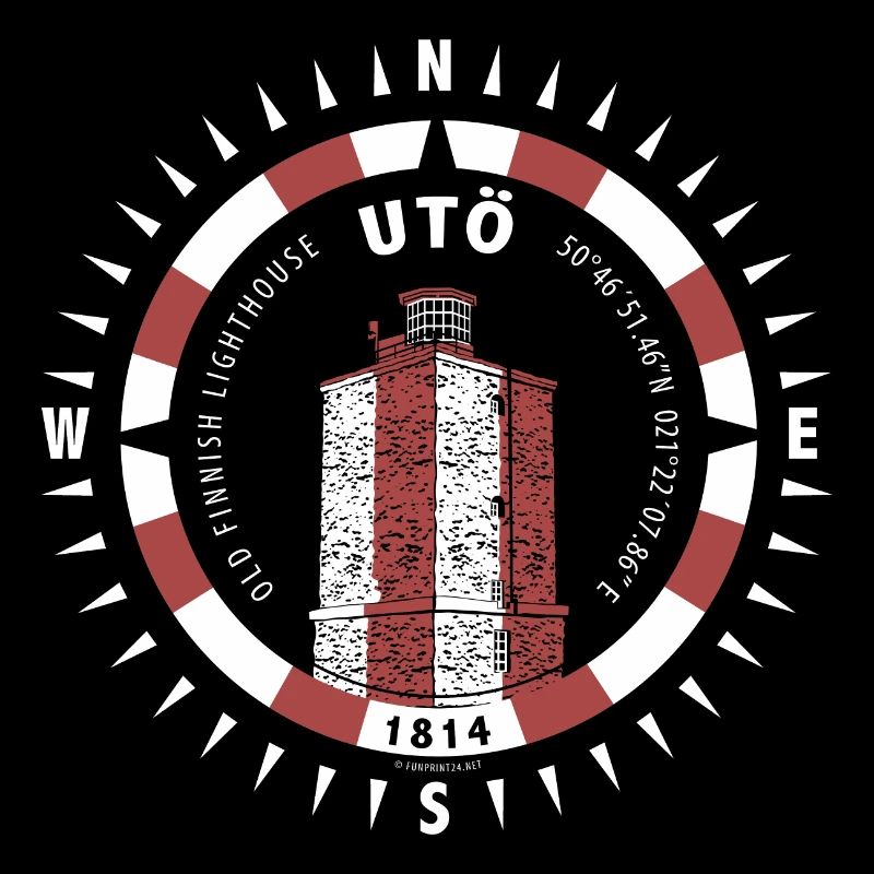 UTÖ LEUCHTTURM Kompass - Textilien und Geschenke