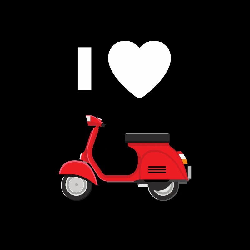 I Love Scooter Roller