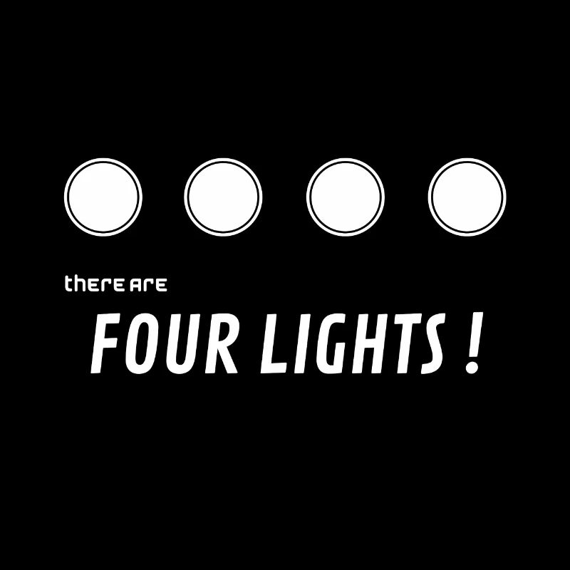 T-Shirt There are four lights captain picard meme