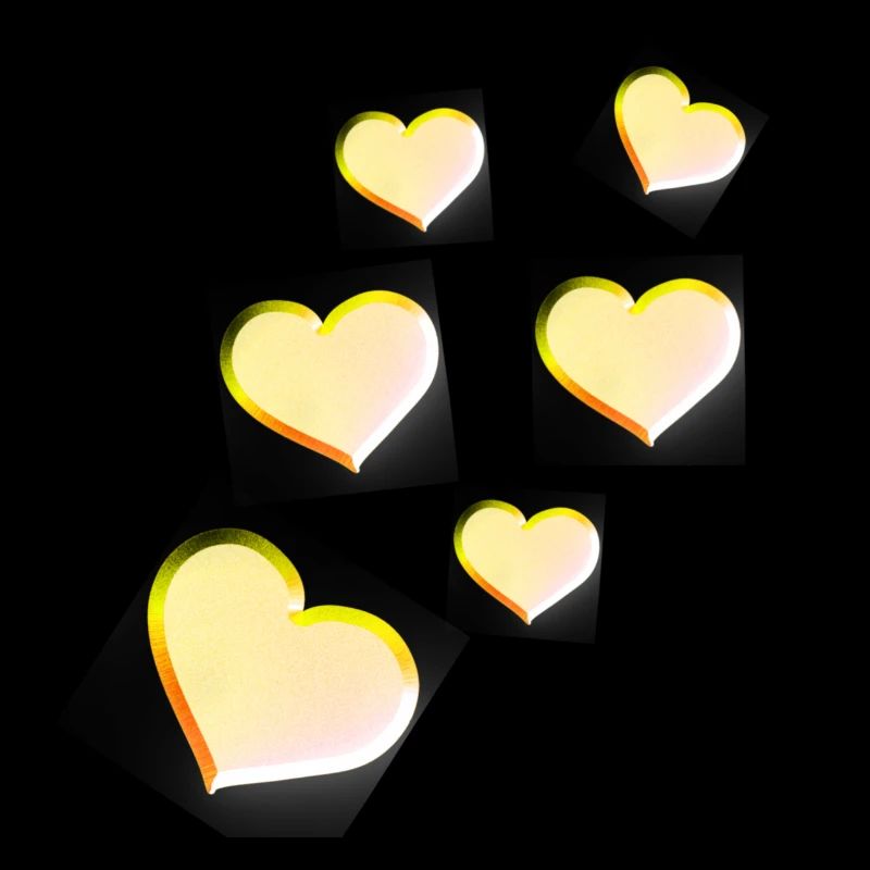 Pattern Hearts Gold Glitter Heart Pattern Hearts Gold