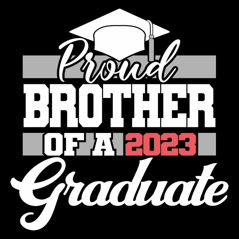 Stolzer Bruder eines Abschlussgeschenks 2023