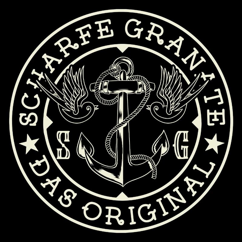 Scharfe Granate Markenlogo