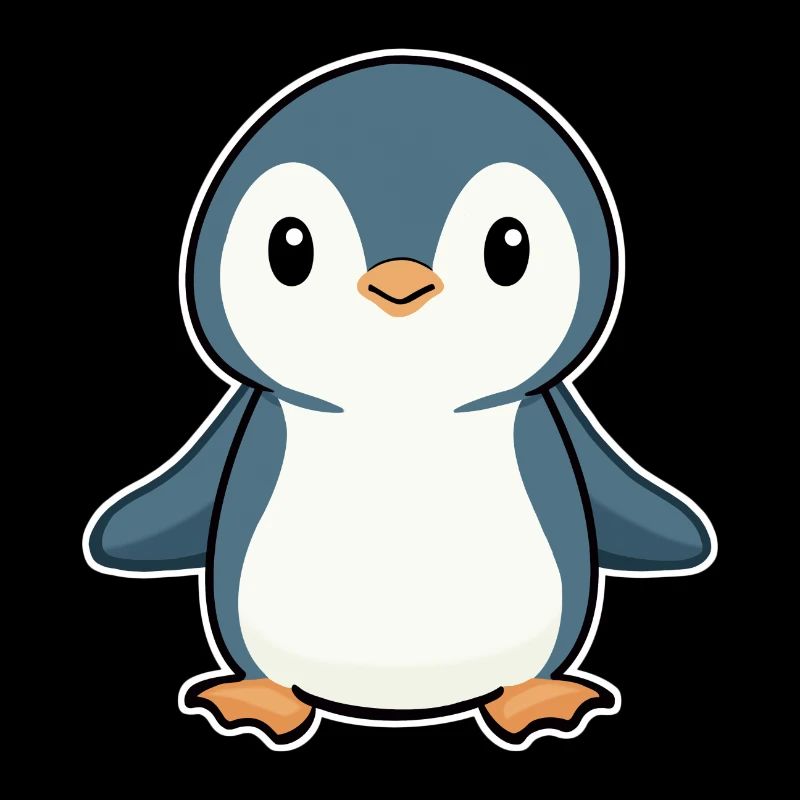 PINGOUIN OISEAU ANTARCTIQUE PÔLE SUD BÉBÉ GLACE DANDINEMENT