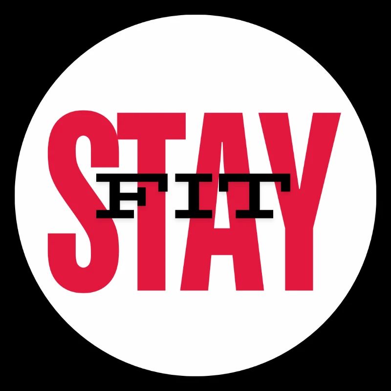 Stay Fit Motivationsdesign