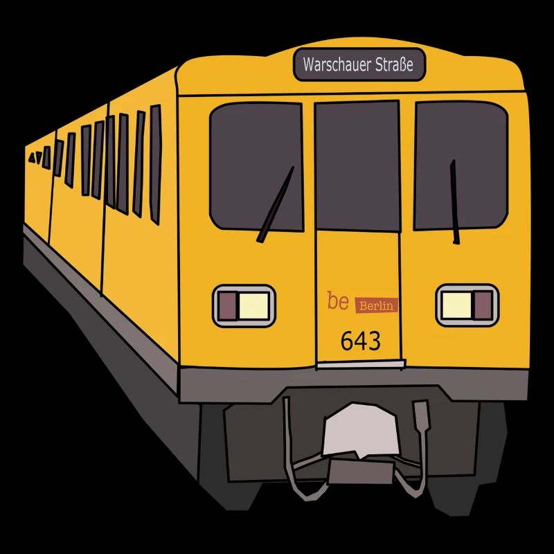 Train jaune