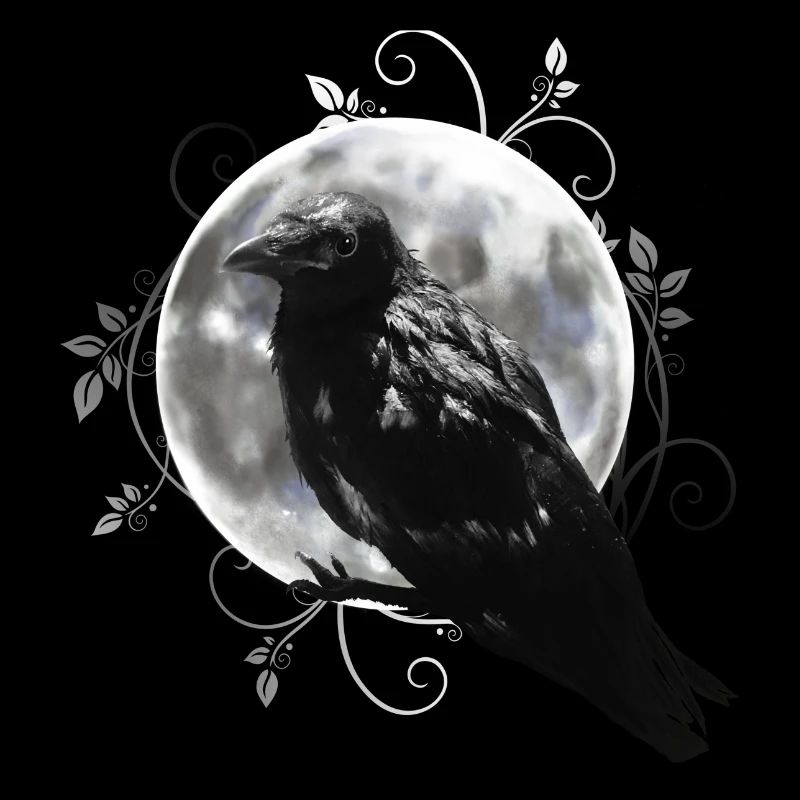 Corbeau lune