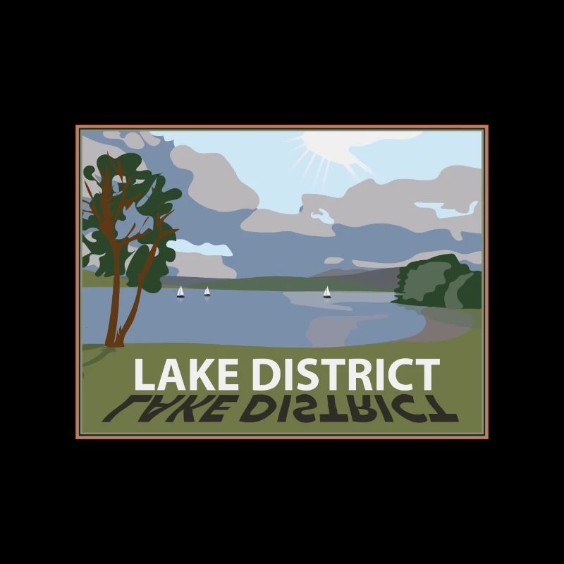 Lake District windermere dans les lacs Cumbria