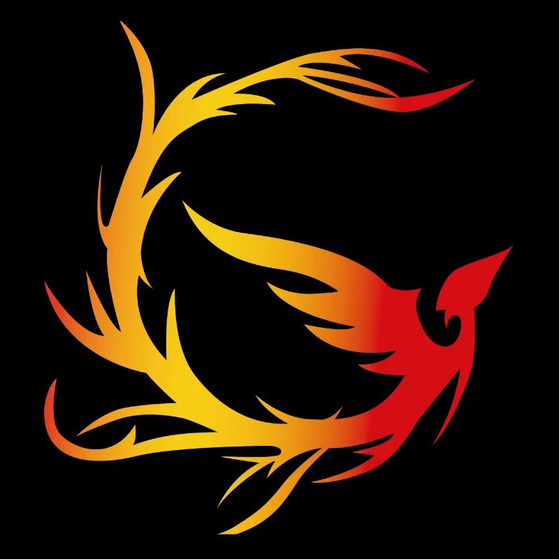 Firebird Circle with Gradient