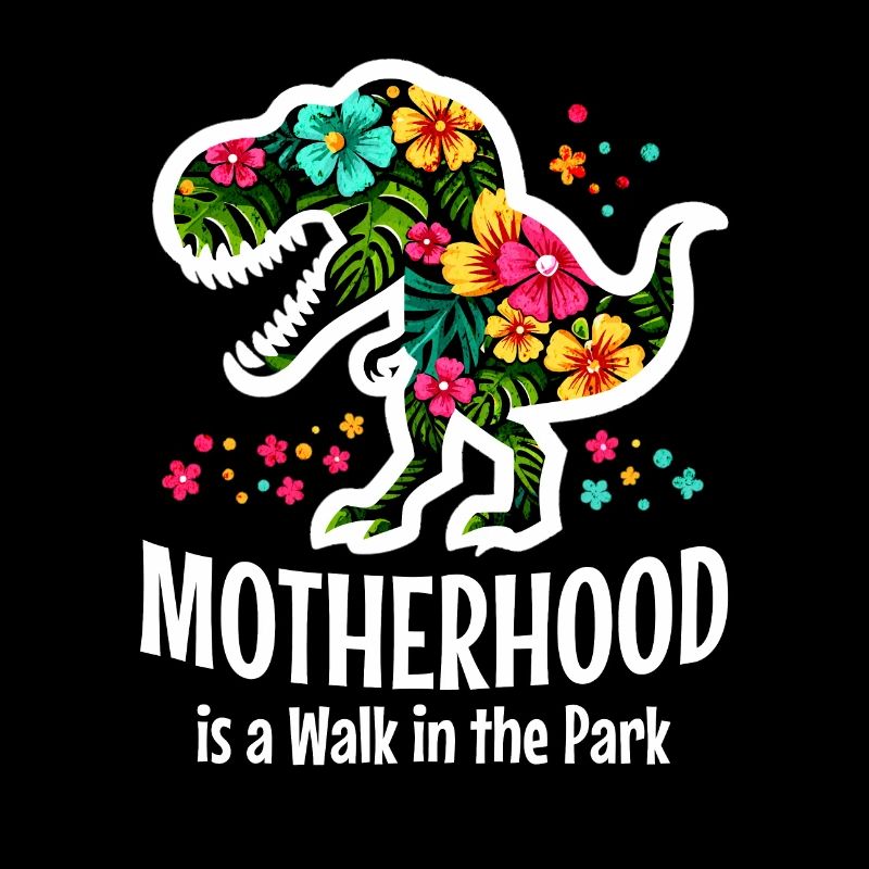 Muttersein ist ein Spaziergang im Park