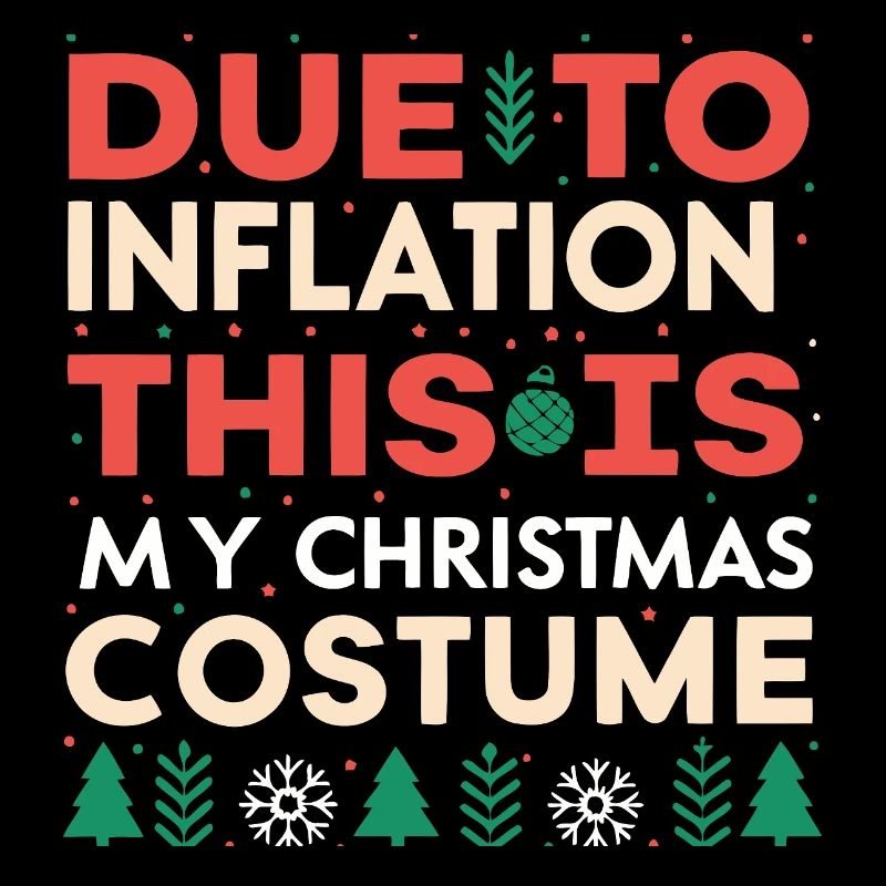 Weihnachtskostüm Humor Inflation