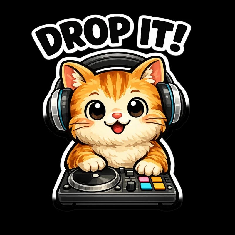 Drop It DJ-Katze