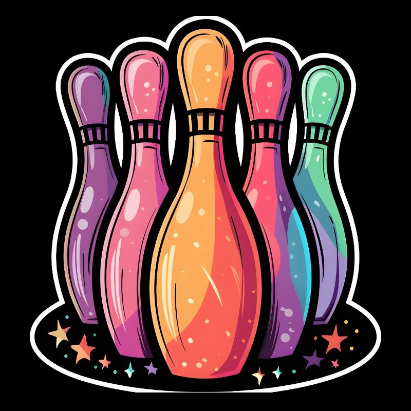 Quilles de bowling drôles